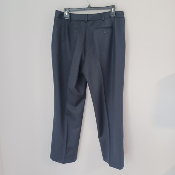 Brooks Brothers Caroline Fit Navy Blue 100% Wool Dress Pants Trousers Womens 12 - Picture 3 of 10